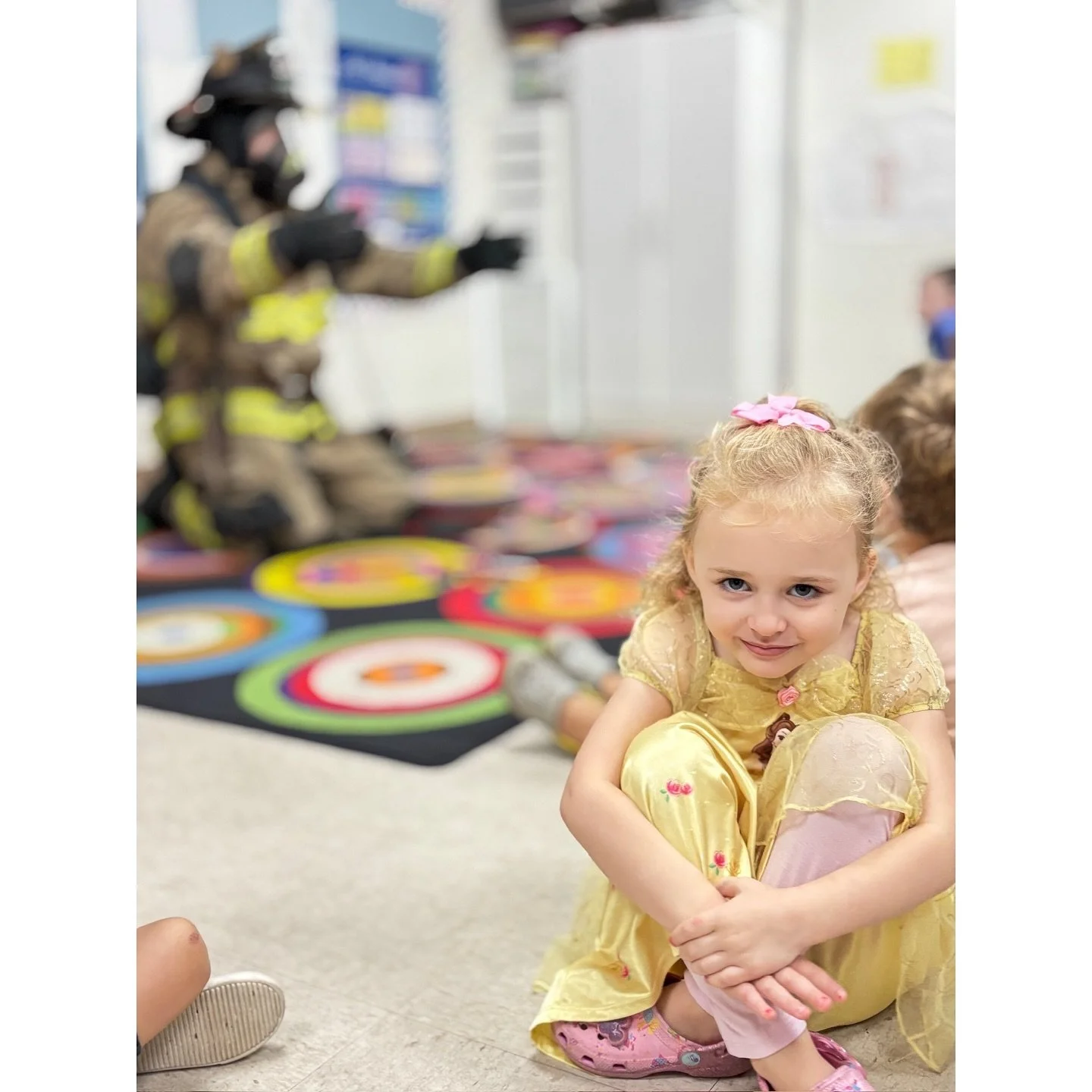Firefighter Tyler stopped by WLC to teach our kids all about fire safety! We&rsquo;re so grateful for our local heroes who keep our community safe 🔥🚒