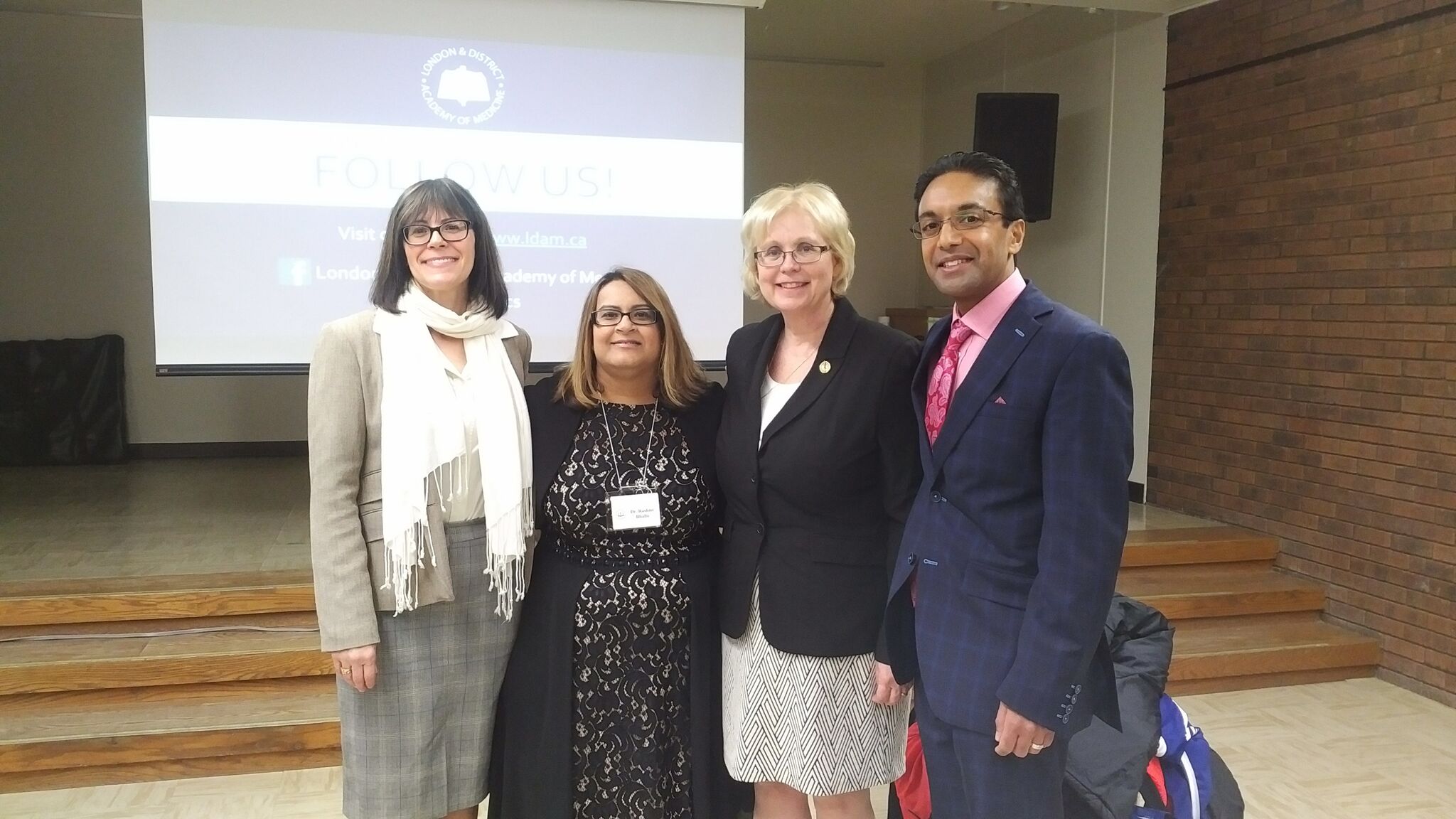 Peggy Sattler, Teresa Armstrong, Jeff Yurek, Sharad and Rashmi at Patient Healthcare Forum - April 12 2018_preview.jpeg