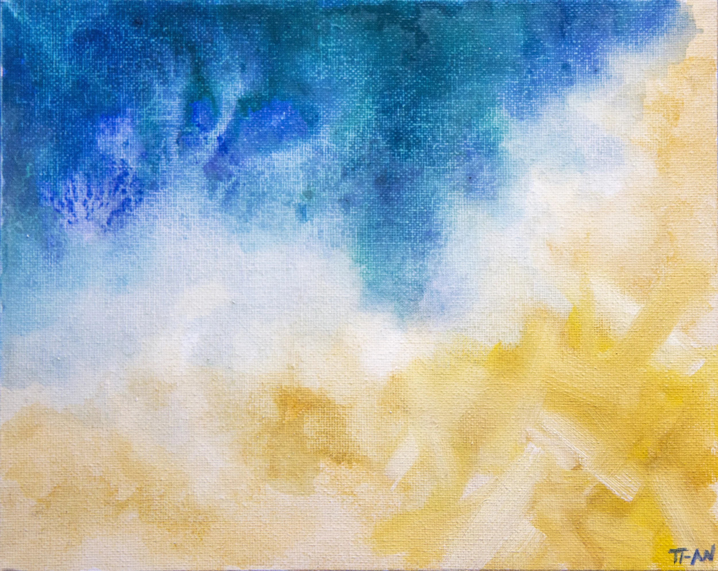 Currumbin From Above 8x10, oil on canvas 2017