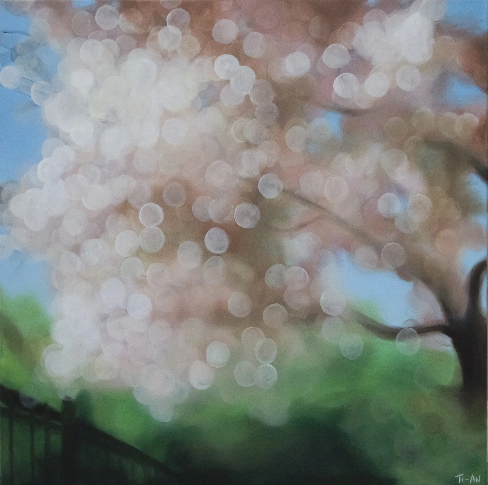 High Park II 30x30, oil on canvas 2012