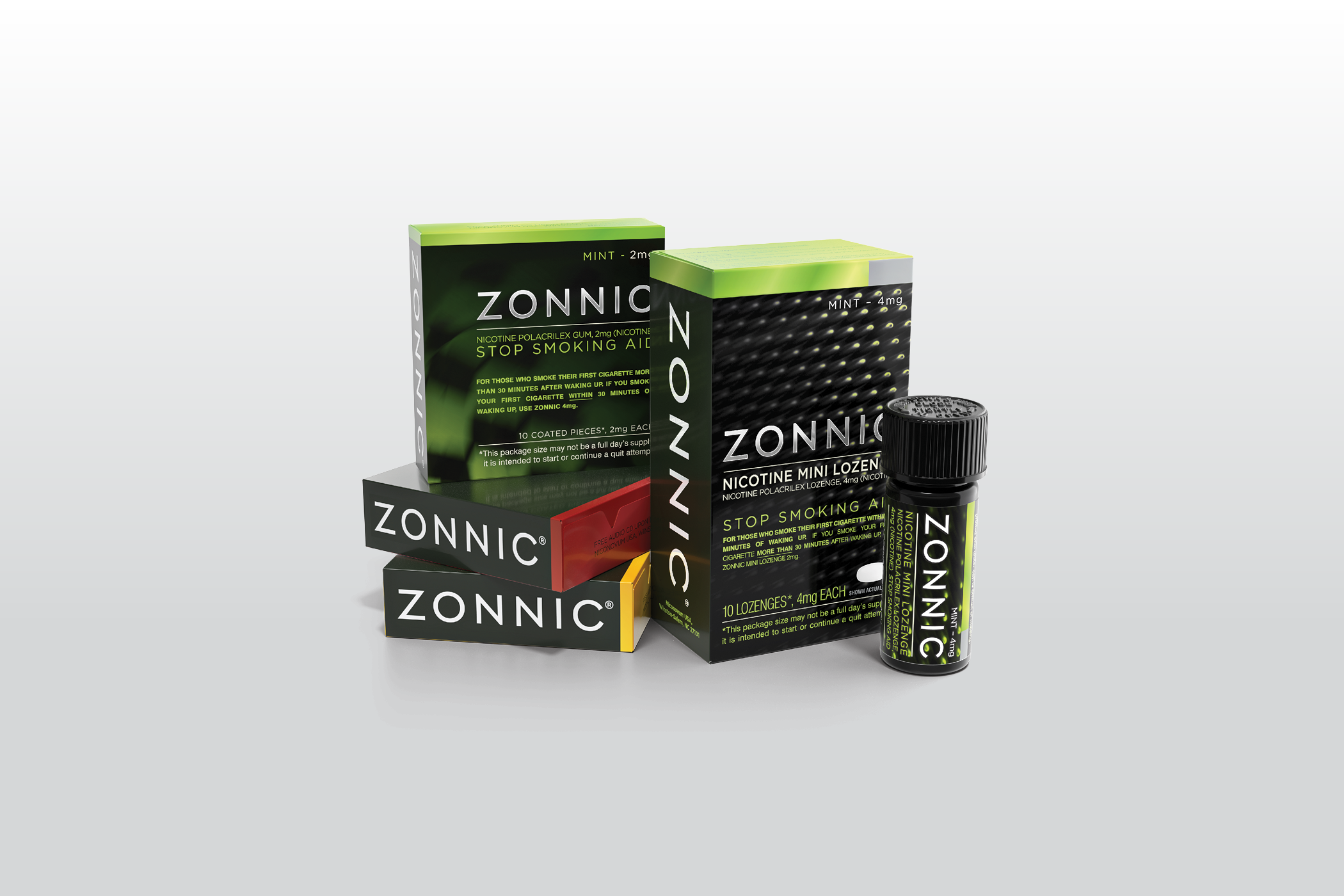 ZONNIC – Packaging Family, including Mini-Lozenge
