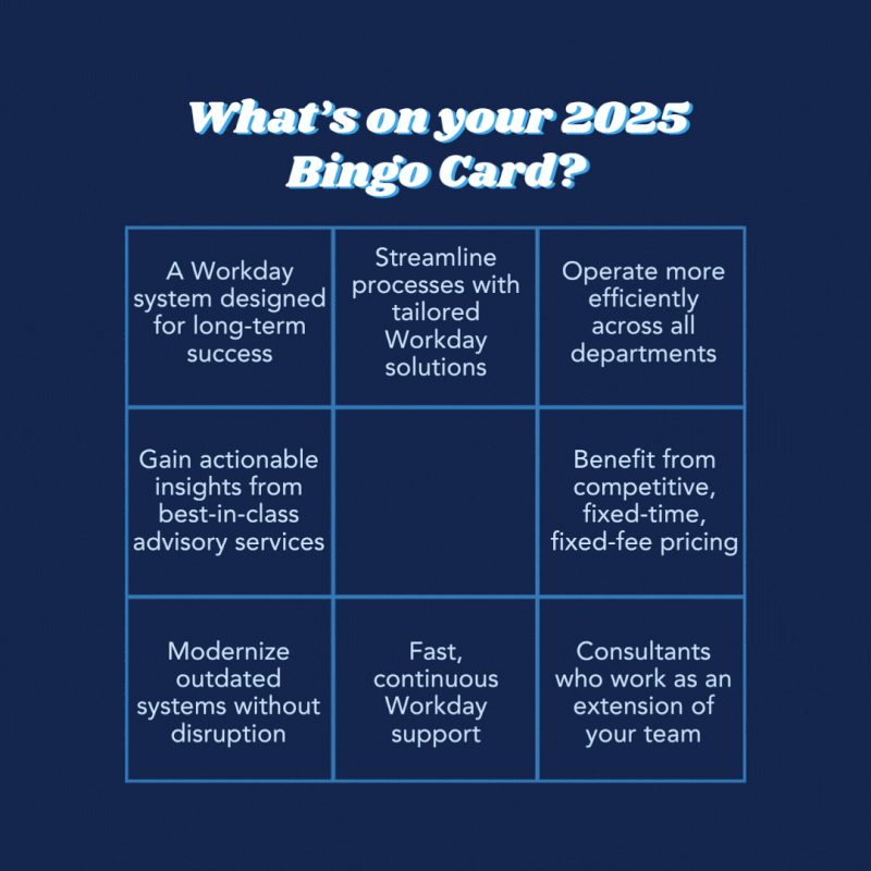 Bingo Card 2025