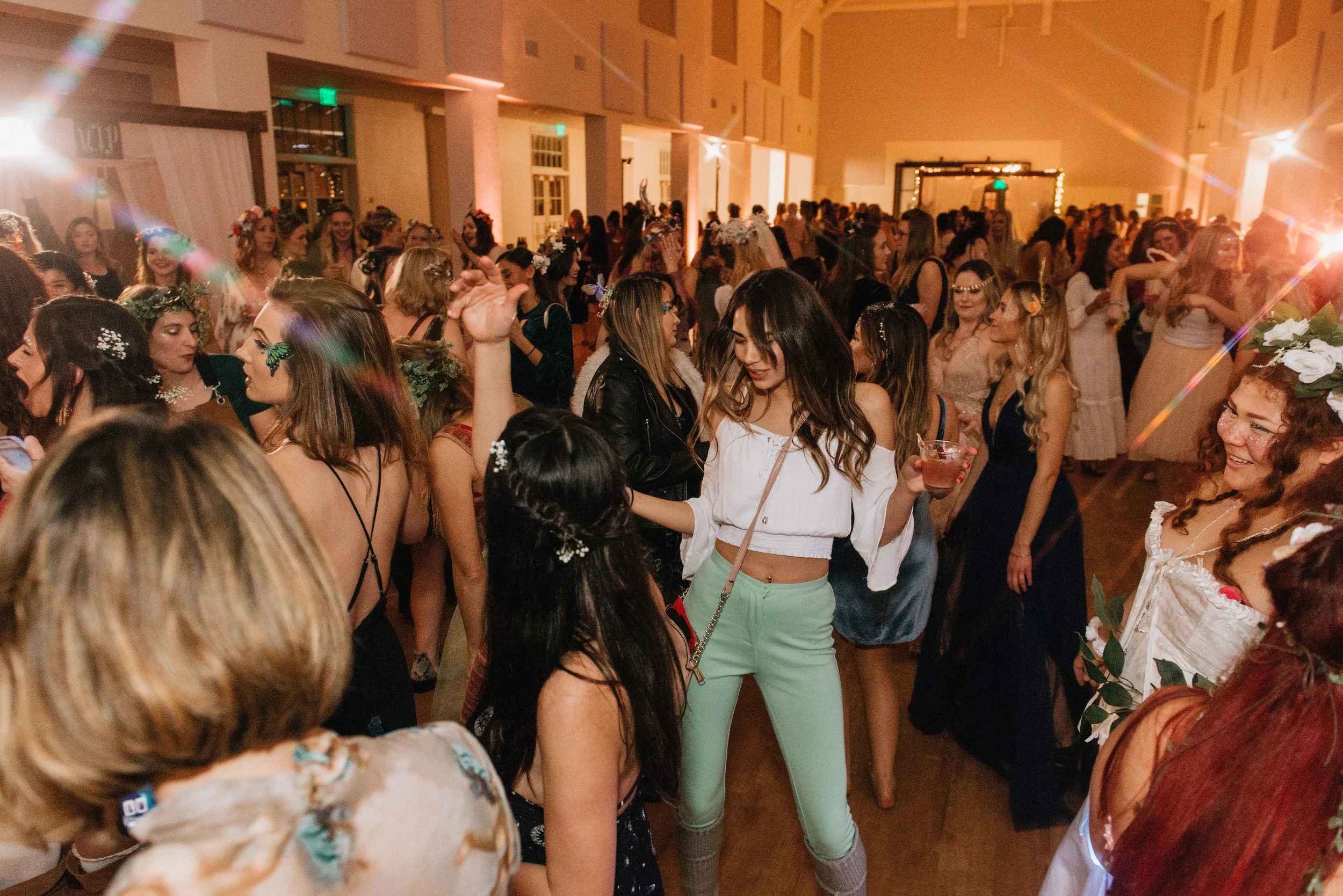 And in true lady party fashion, there was dancing- one of our favorite parts of any event. We’re so excited for the next Galentine’s party and all the fabulous Modern Love Group events to come. For more of these photos, check out our Pinterest ! Photography: @kristinamoto Design + Rentals: @powwowdesignstudio Floral Design + Installations: @layeredvintage Cocktails: @snakeoilcocktail Event Production: @modernlovegroup Glitter Eyes: @child_of_wild Hair Bar: @thelabasalon Lighting: @brillianteventlighting Signage/Graphics: @the_rocshop Desserts: @heytherecupcake_ Venue: @bldg177 DJ: Ian Videography: @currentfilms Photobooth: @unionbooth
