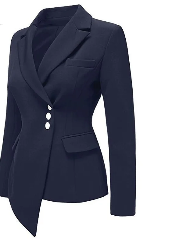 blue womens blazer jacket