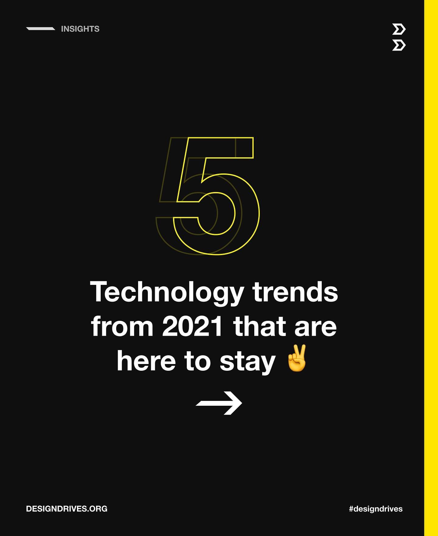 What other trends do you see besides these 5? ✌🤔

The past 18 months have been full of unexpected technological advances, as the whole world shifted to meet the demands of a new reality. 

But are these innovations just a product of the pandemic or 