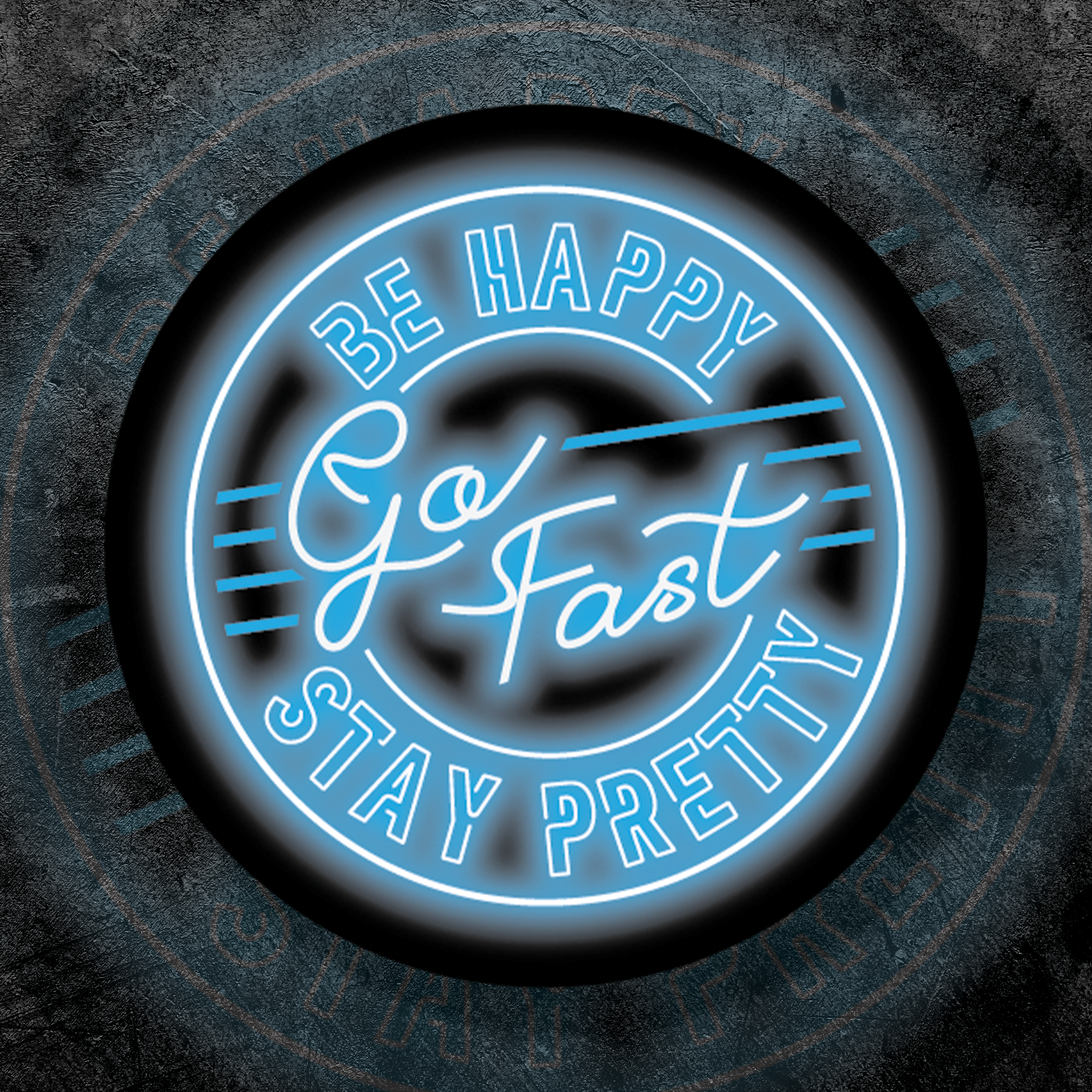 ATR Neon Circle Sticker