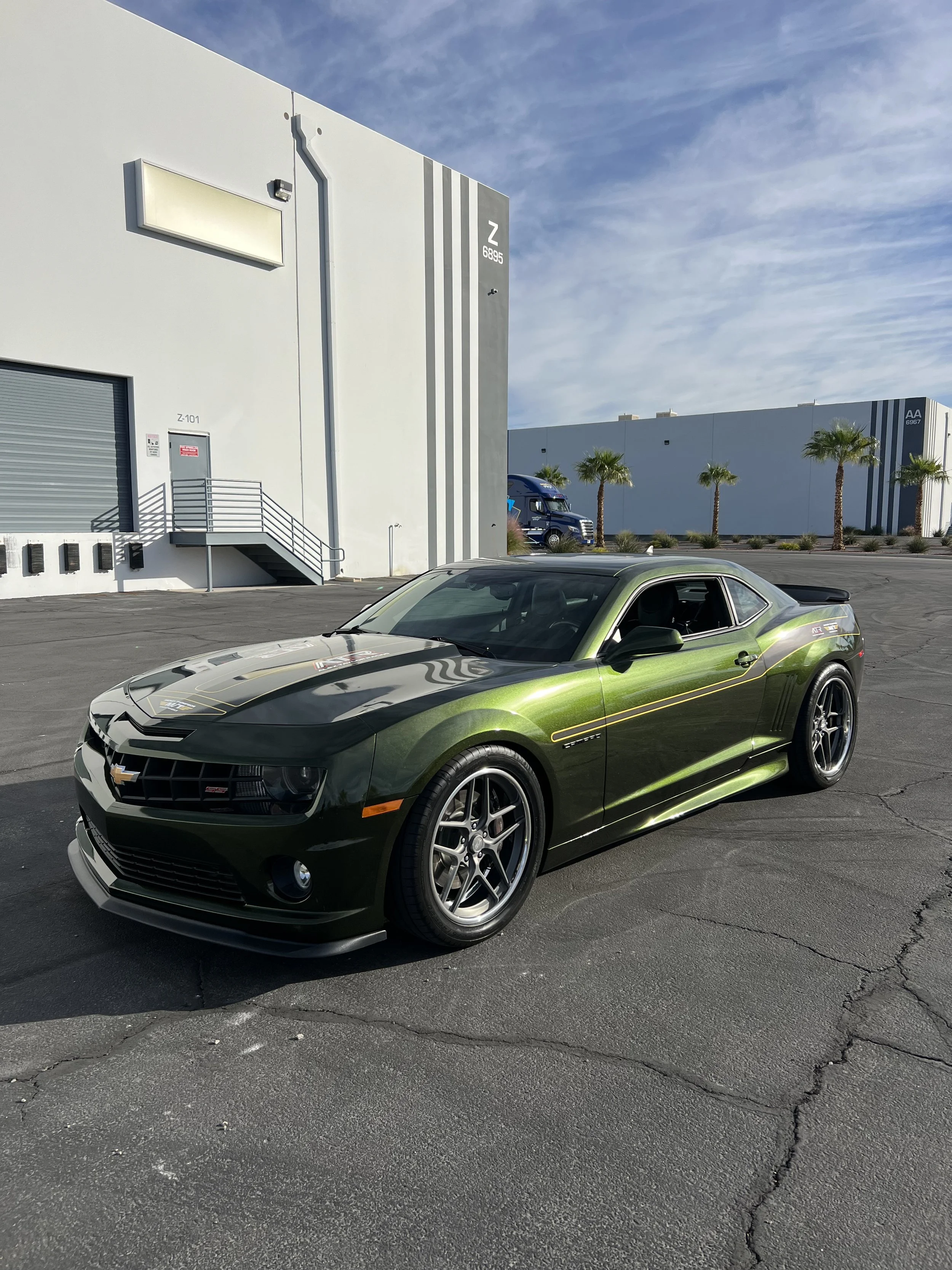 Alex's Camaro with new Mickey Thompson Tires