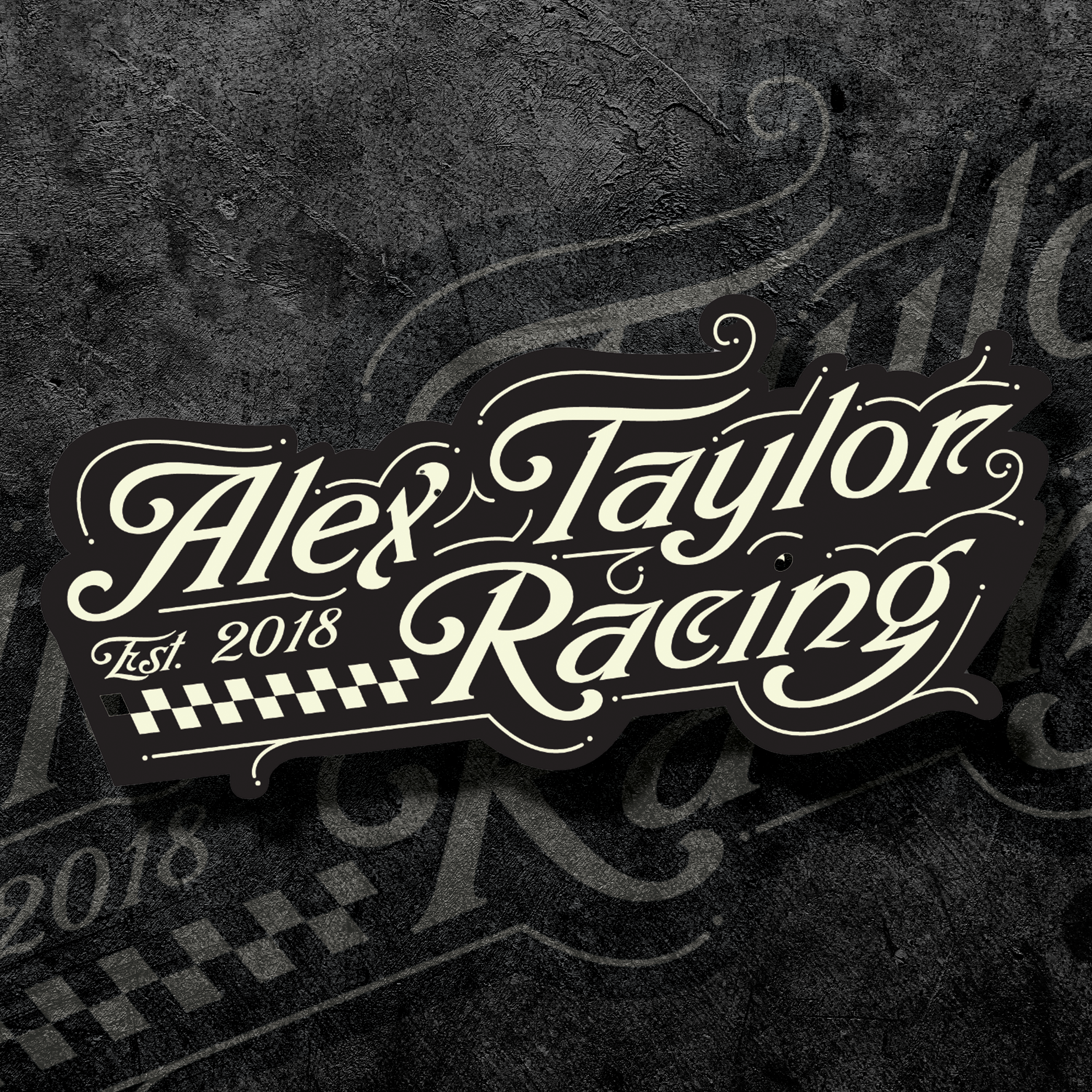 Alex Taylor Racing Sticker