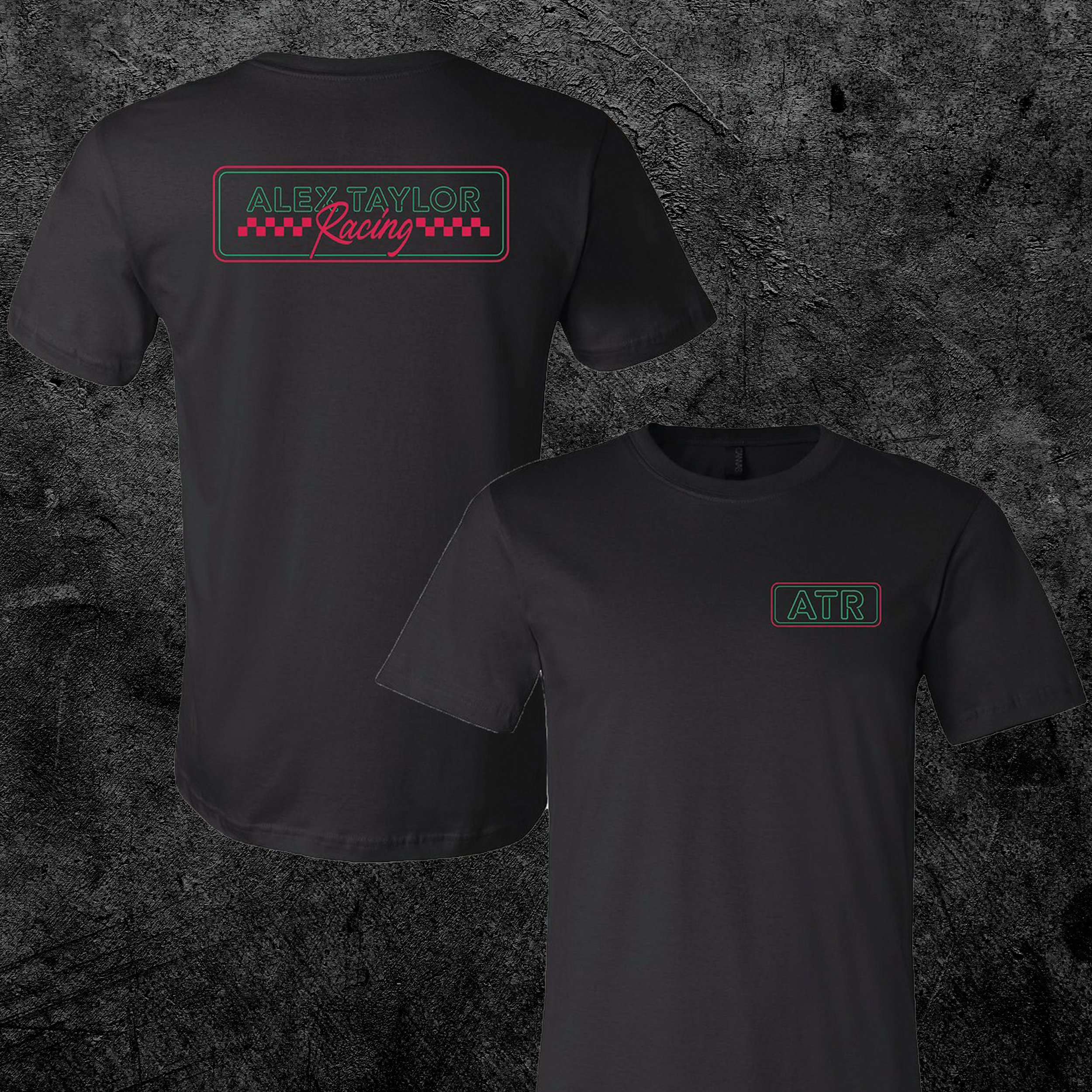 Alex Taylor Racing Checkered Tee