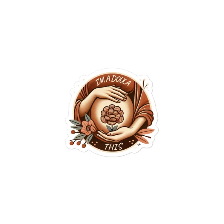 I'm A Doula This logo sticker