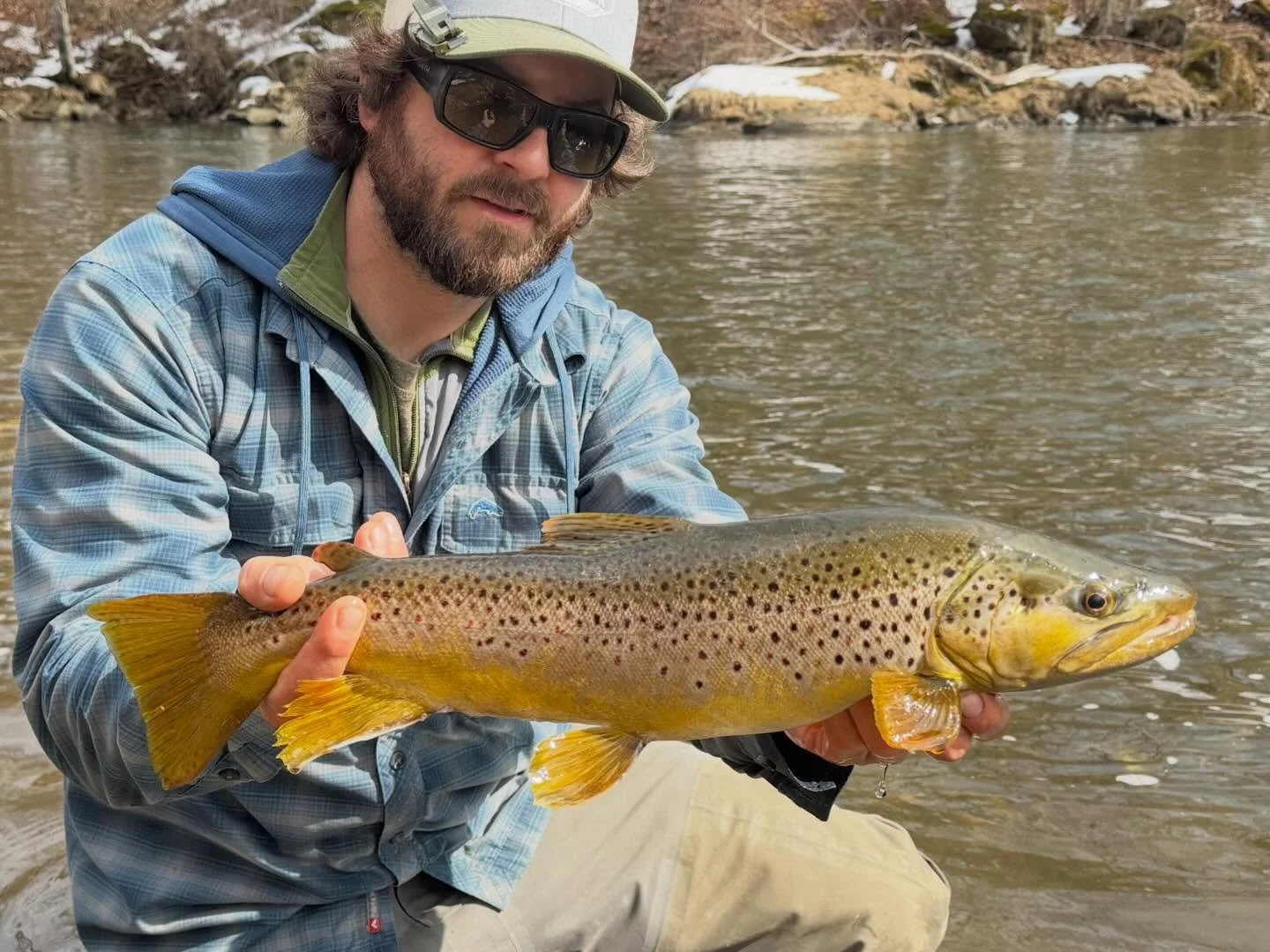It&rsquo;s been a great start to the spring season. The fish are hungry and ready to play. These two fish were caught back to back. If you want to get out drop us a line and let&rsquo;s plan a trip.  #diamondbackrods #lidrig #vtflyfishing #stratton #