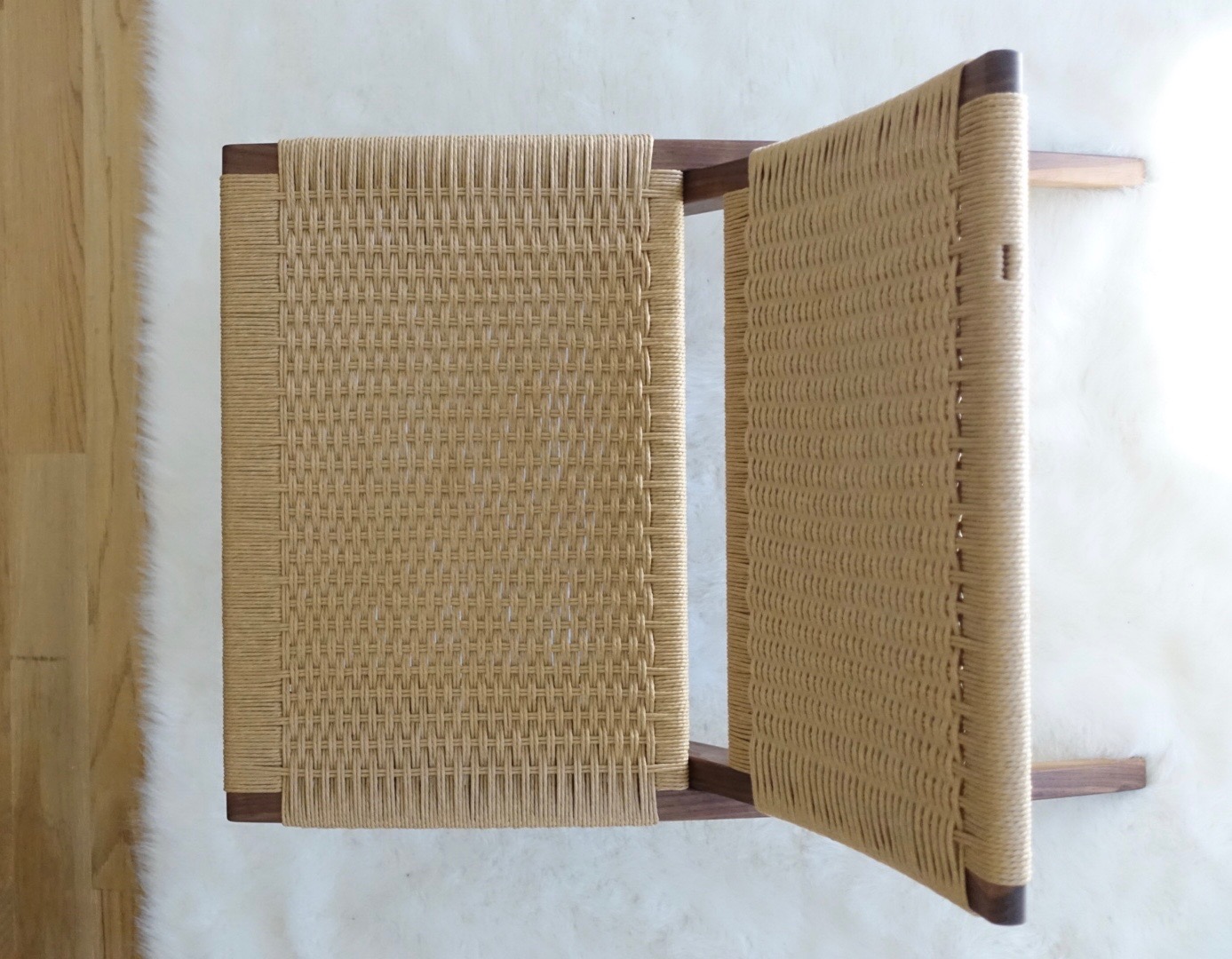 Danish paper cord planflet ch25 weave folding chair.jpg