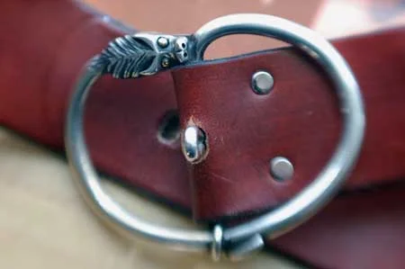Silver Dragon Belt Buckle