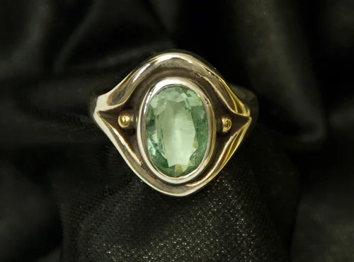Silver Ring ◊ Faceted Tormaline