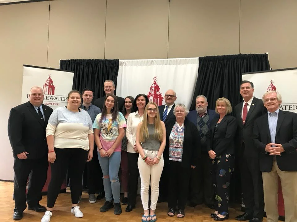 "The Price You Pay: Second Chances" cast performing at DA Tim Cruz's Drug Task Force Conference at Bridgewater State University on 5/16/18 with Governor Charlie Baker in attendance.