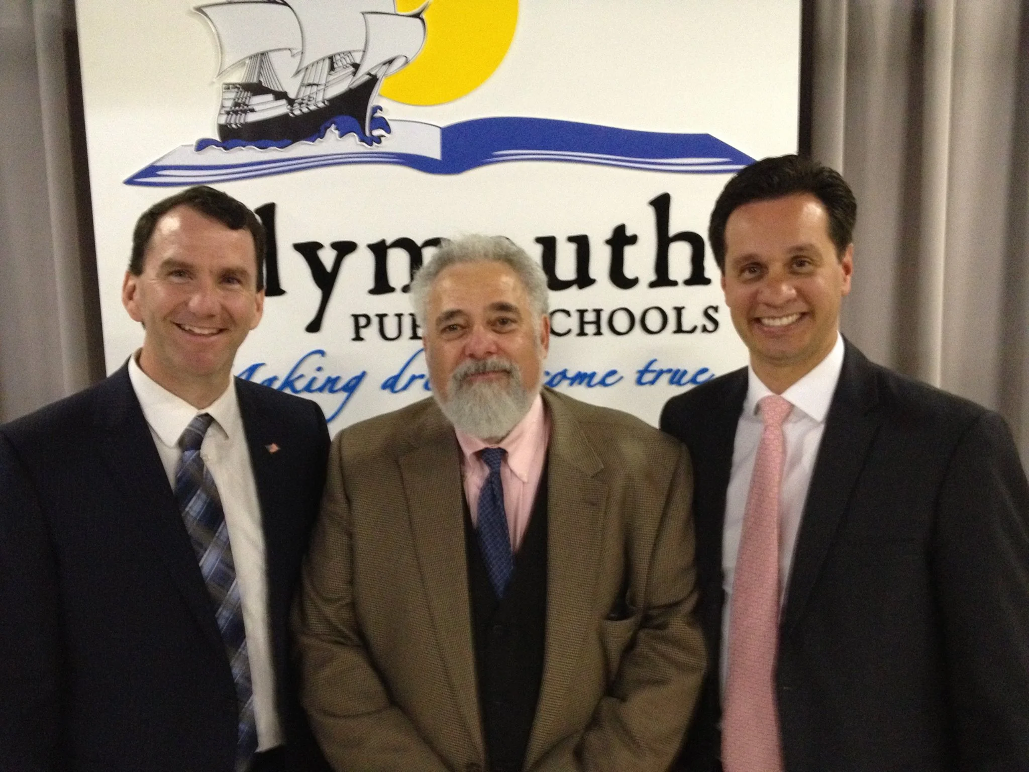 Thank you then-State Rep Jim Cantwell and Senator Vinny deMacedo! 