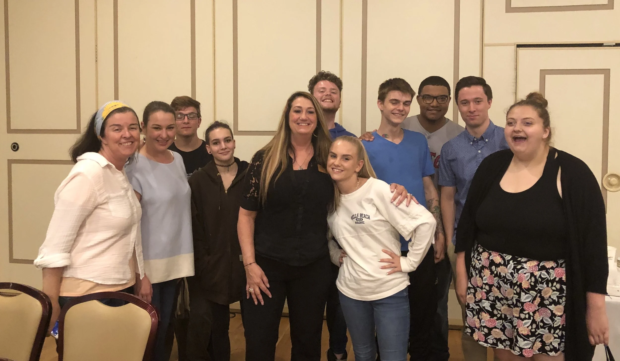 Cast of "The Price You Pay: Second Chances” and “The Price You Pay” with MNA Chair Charlene Richardson on 6/11/19. Performance for MDA Annual Conference at Lombardo’s, Randolph
