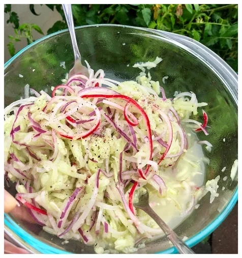 Cucumber salad 