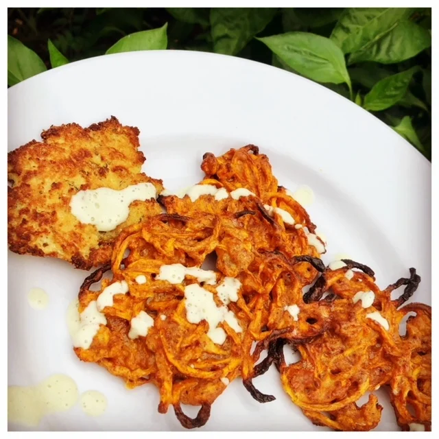 SWEET POTATO FRITTERS  