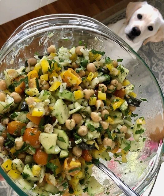 Greek Chickpea Salad 