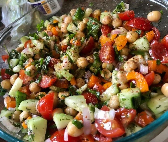 Dill Veggie and Bean Salad