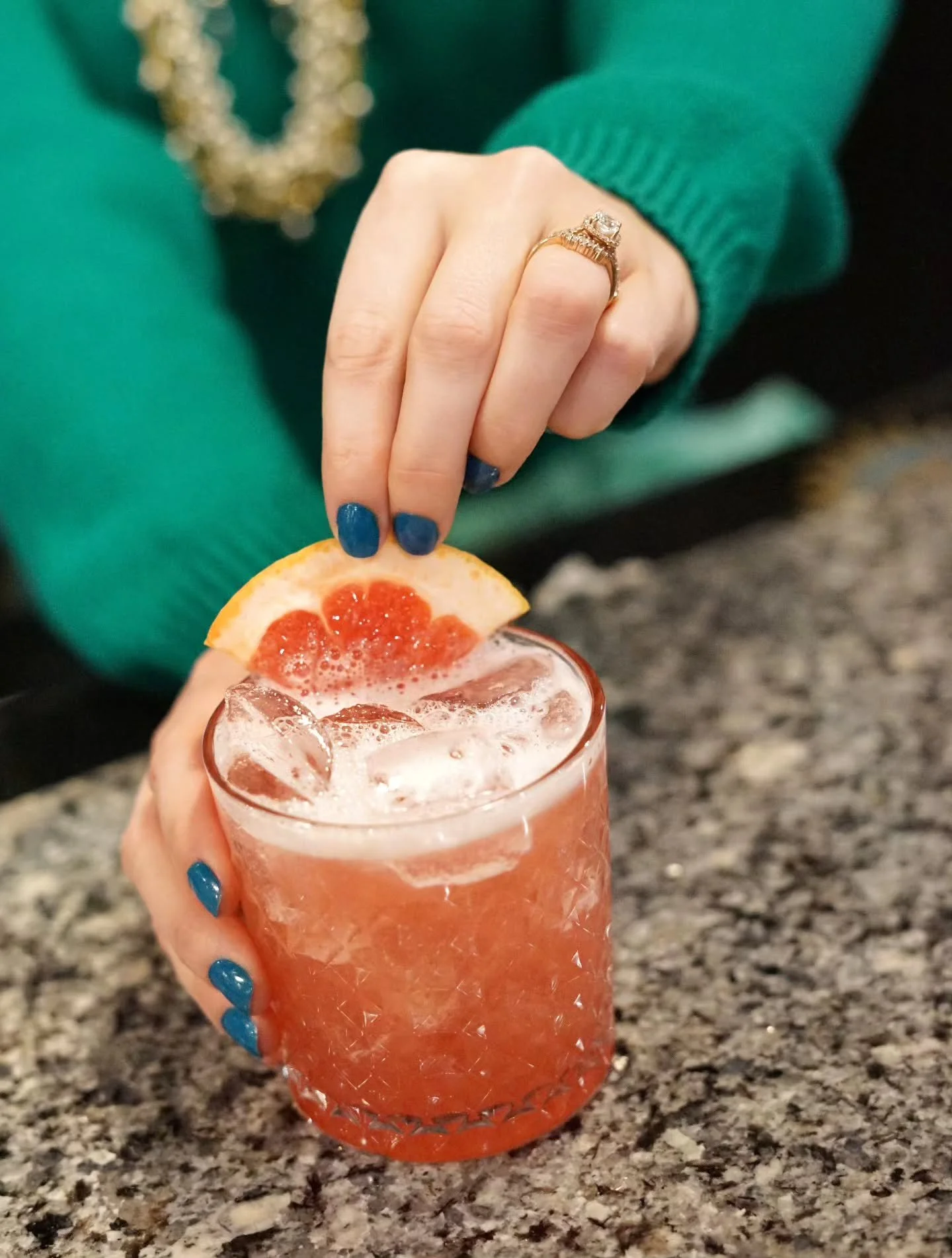 A play on our classic margarita, made with a warmer and deeper citrus: the blood orange. It is a winter solstice marg to suit the shorter days. 

#cocktails