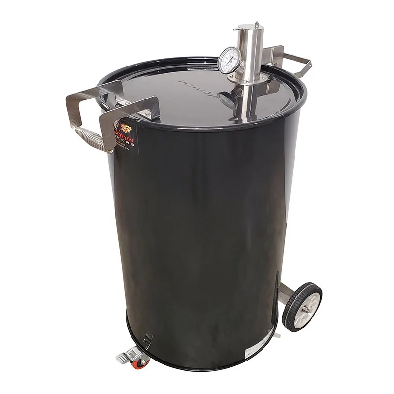 Hunsaker Smoker Flat Black — Top Grills Nebraska's 1 BBQ Grill