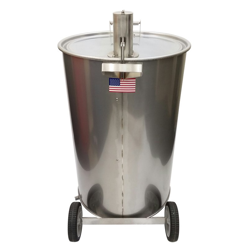 55 Gallon Drum Stainless Steel Rib Hanger with Hooks – Hunsaker Vortex  Smokers