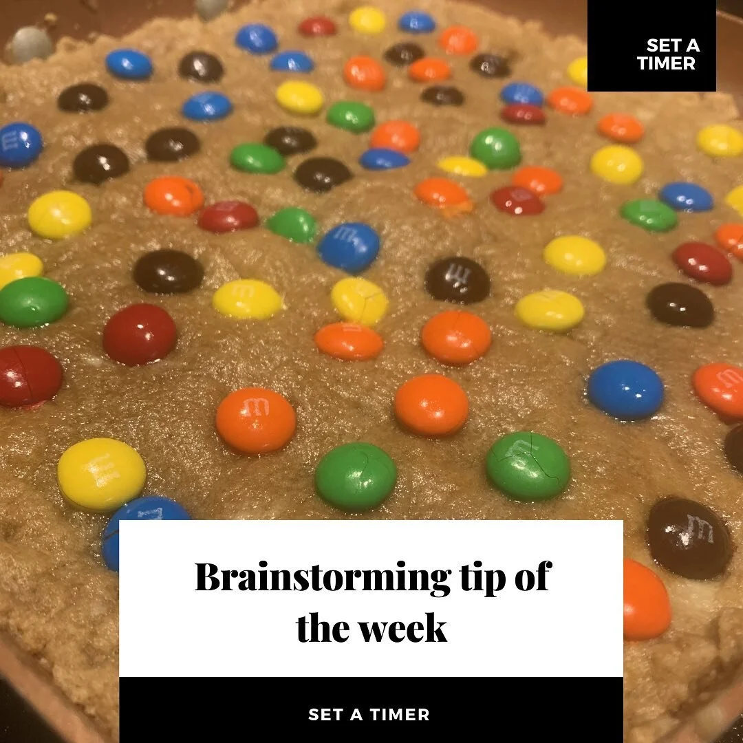 When trying to come up with an idea do you ever get stuck? Try setting a timer. You might be surprised how just a couple of minutes can help. If you want more ideas on how to be efficient in your preparation, connect with me. #communicationcoaching, 