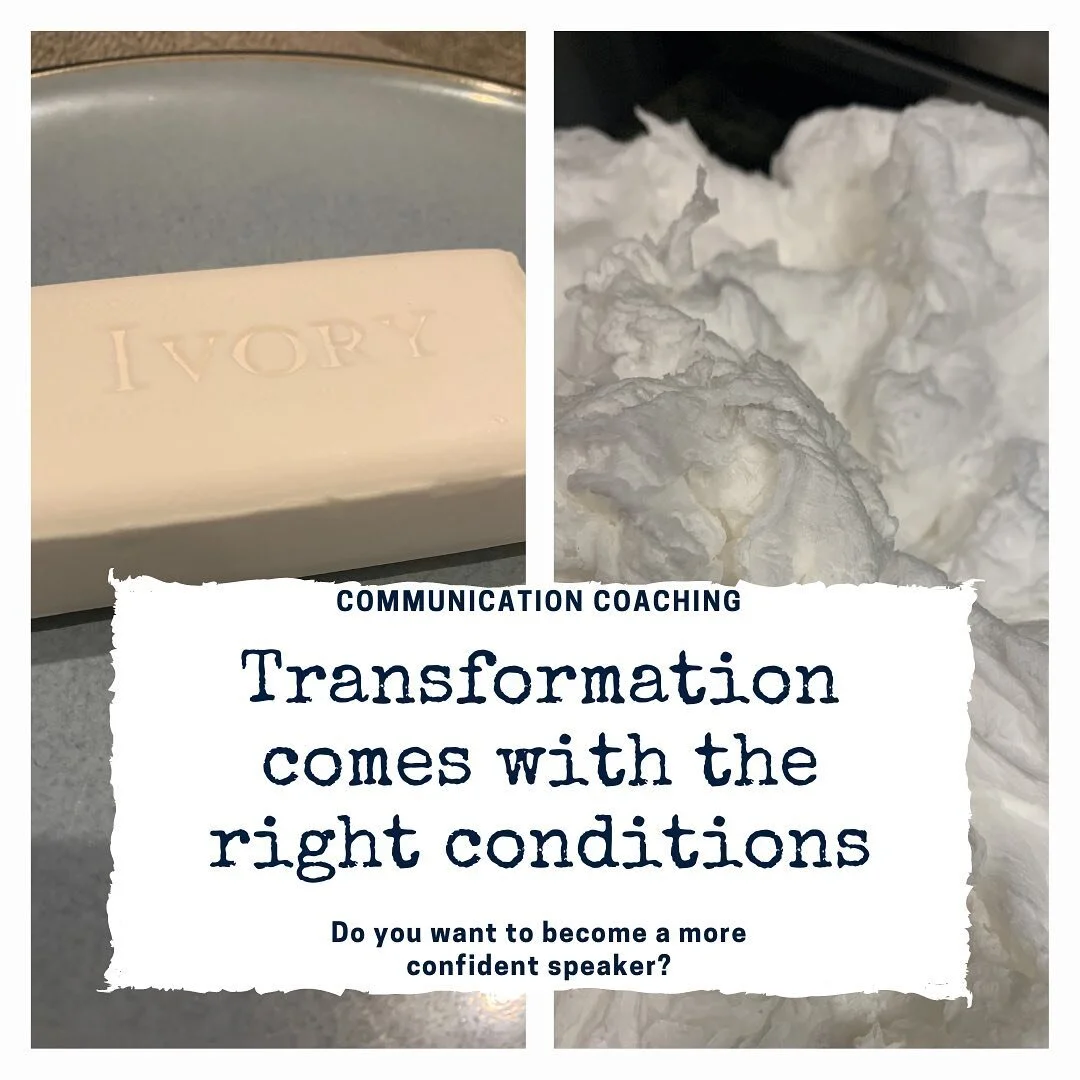 Have you tried the Ivory soap experiment? 90 seconds in the microwave and it&rsquo;s transformed. We might need more than 90 seconds, but I guarantee transformation. #communicationcoach #presentationskills #confidence
