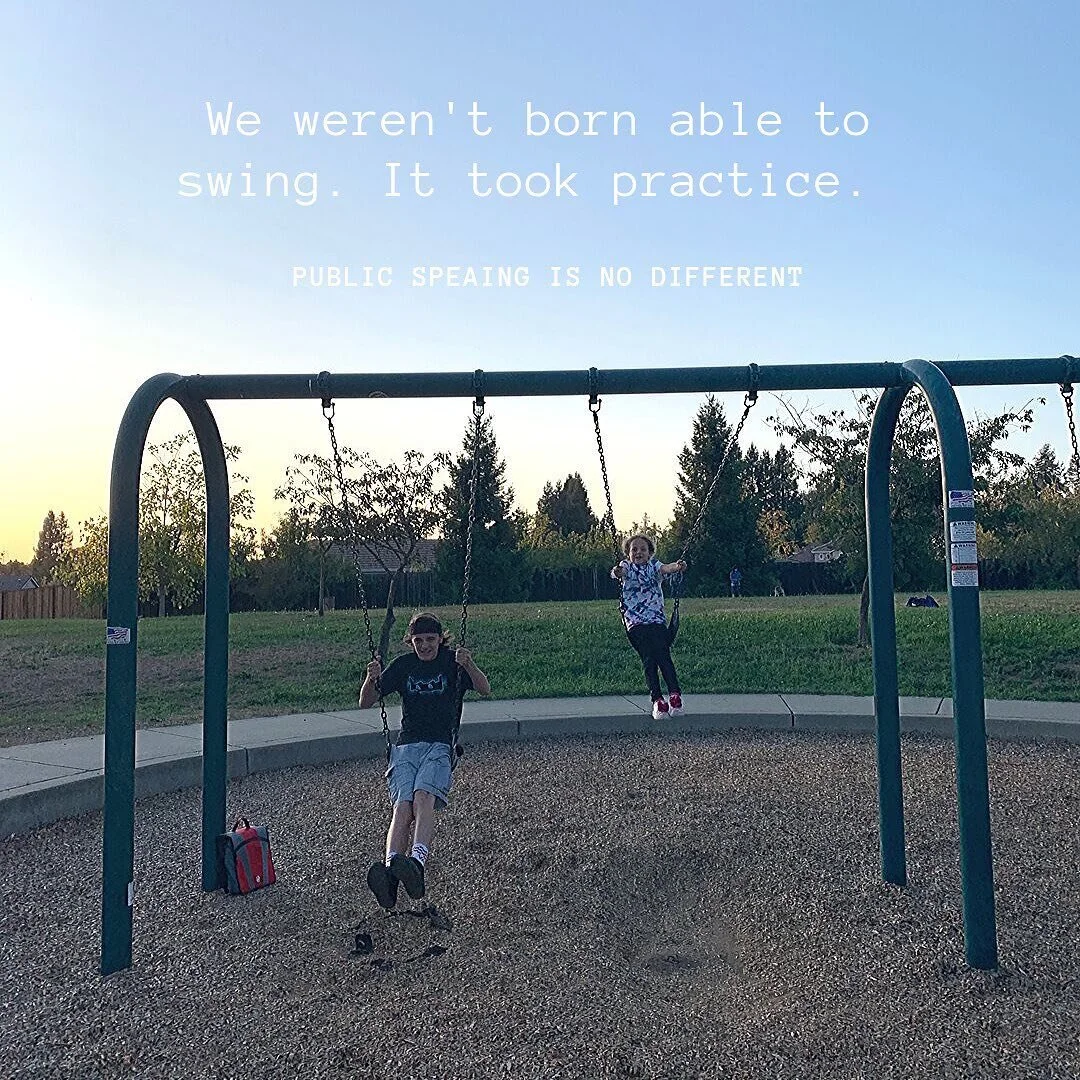 So many people I&rsquo;ve coached (especially adults) think effective speakers are naturally good. The reality is just like most things in life, to be good it takes practice. #publicspeakingcoaching #publicspeakingforkids