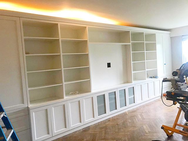 One of the bigger units we&rsquo;ve built now competed. #qsm_group#customwoodwork#builtinmillwork#nyc#builtin#uppermanhattan#custom#nyc
