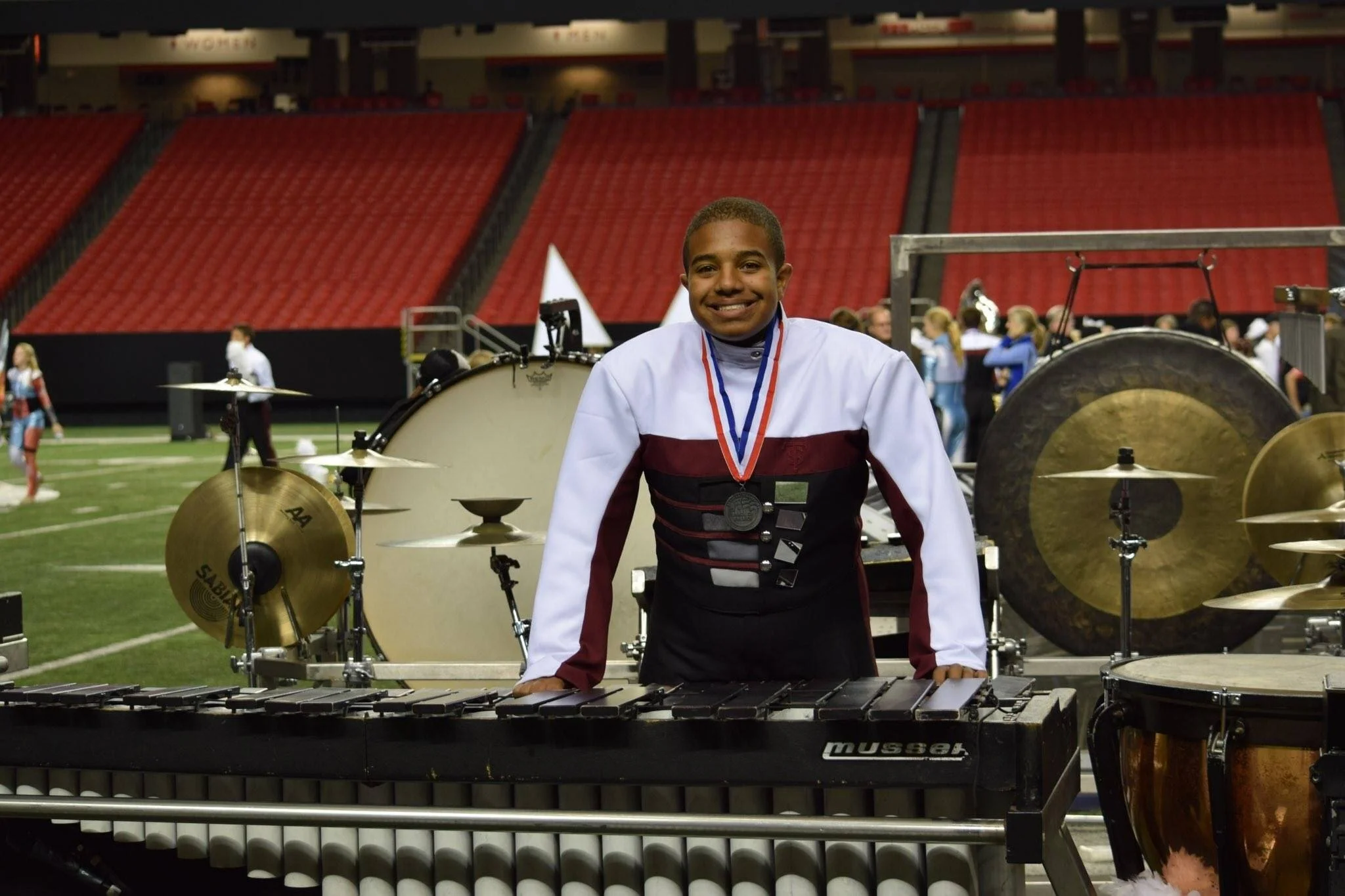 Setting up for an encore performance shortly after BOA Atlanta 2014