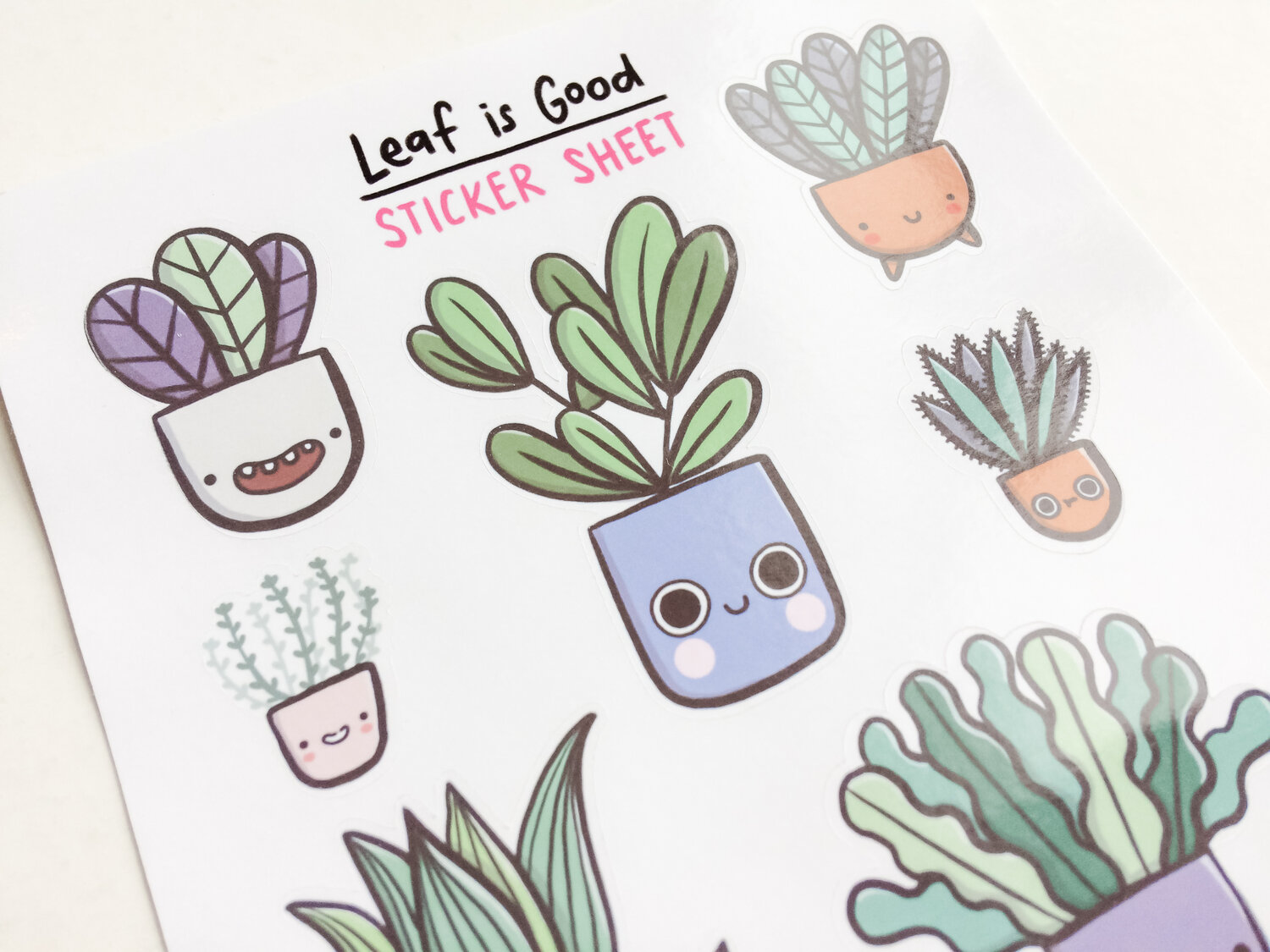Leaf Is Good Stickers — Camille Medina