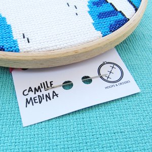 You Me Cat Family Embroidery Kit By @srtalylo - Intermediate