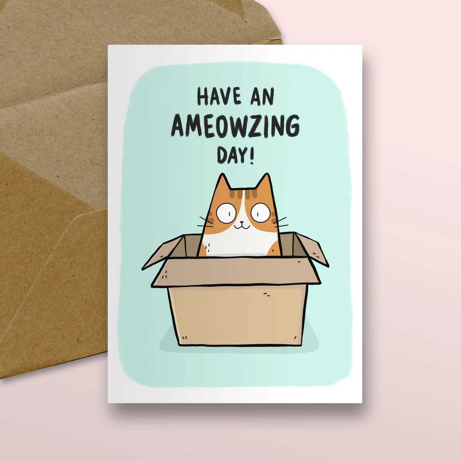 Have An Ameowzing Day Cat Card — Camille Medina