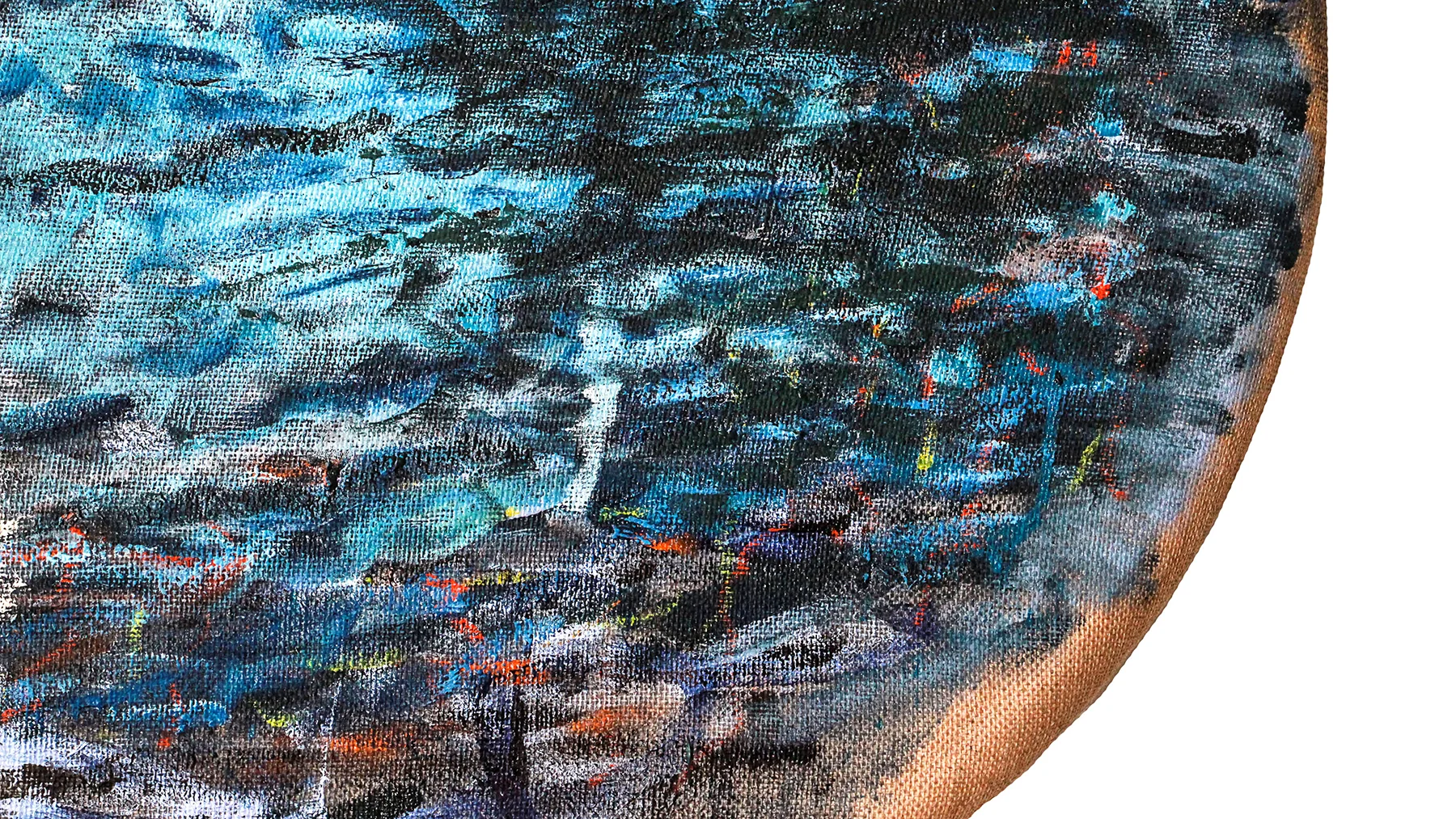 Lake Reflections (detail)