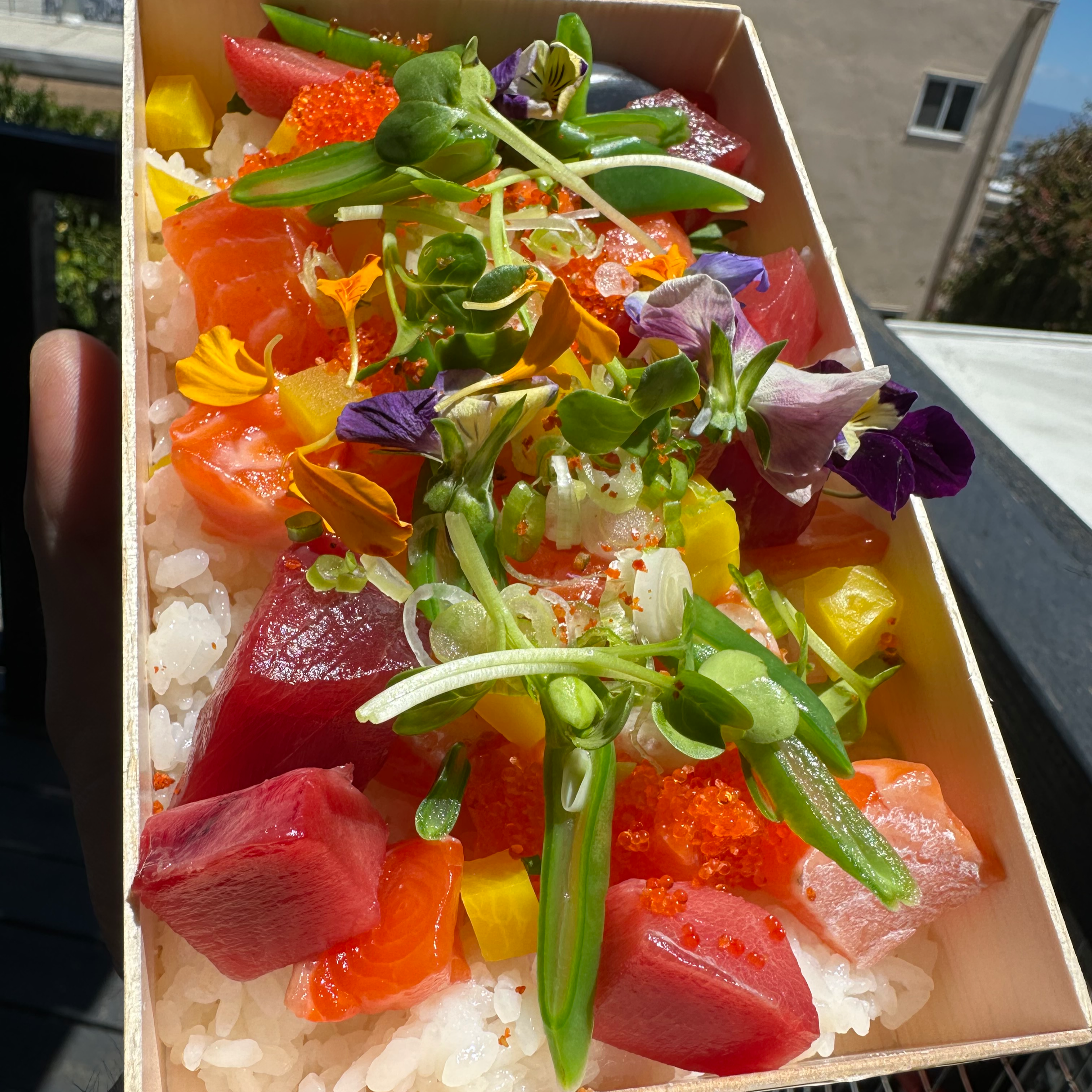 Casa de Kei Fish Bento — Bara Chirashi