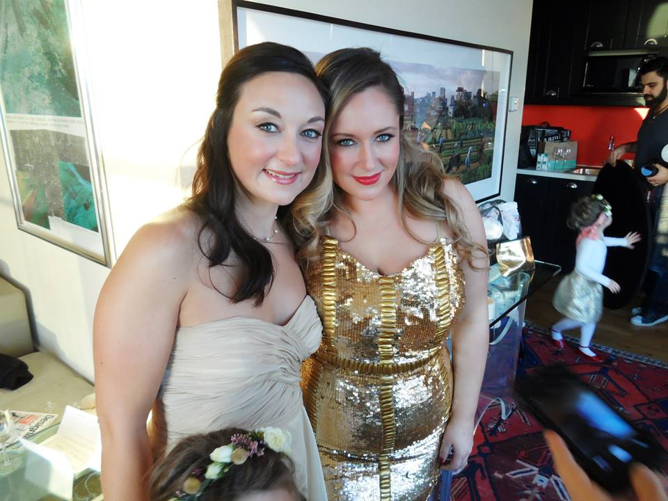 The bride's sister and soul sister..