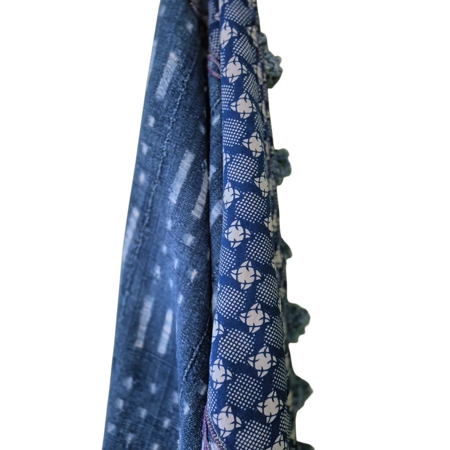 Tissu indigo ancien Aya