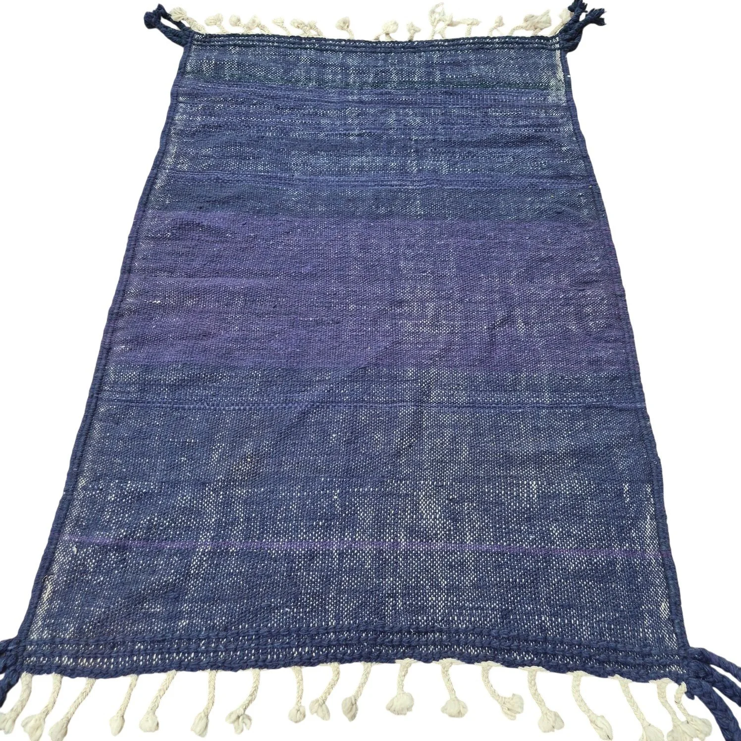 Tapis berbère kilim bleu 115x165