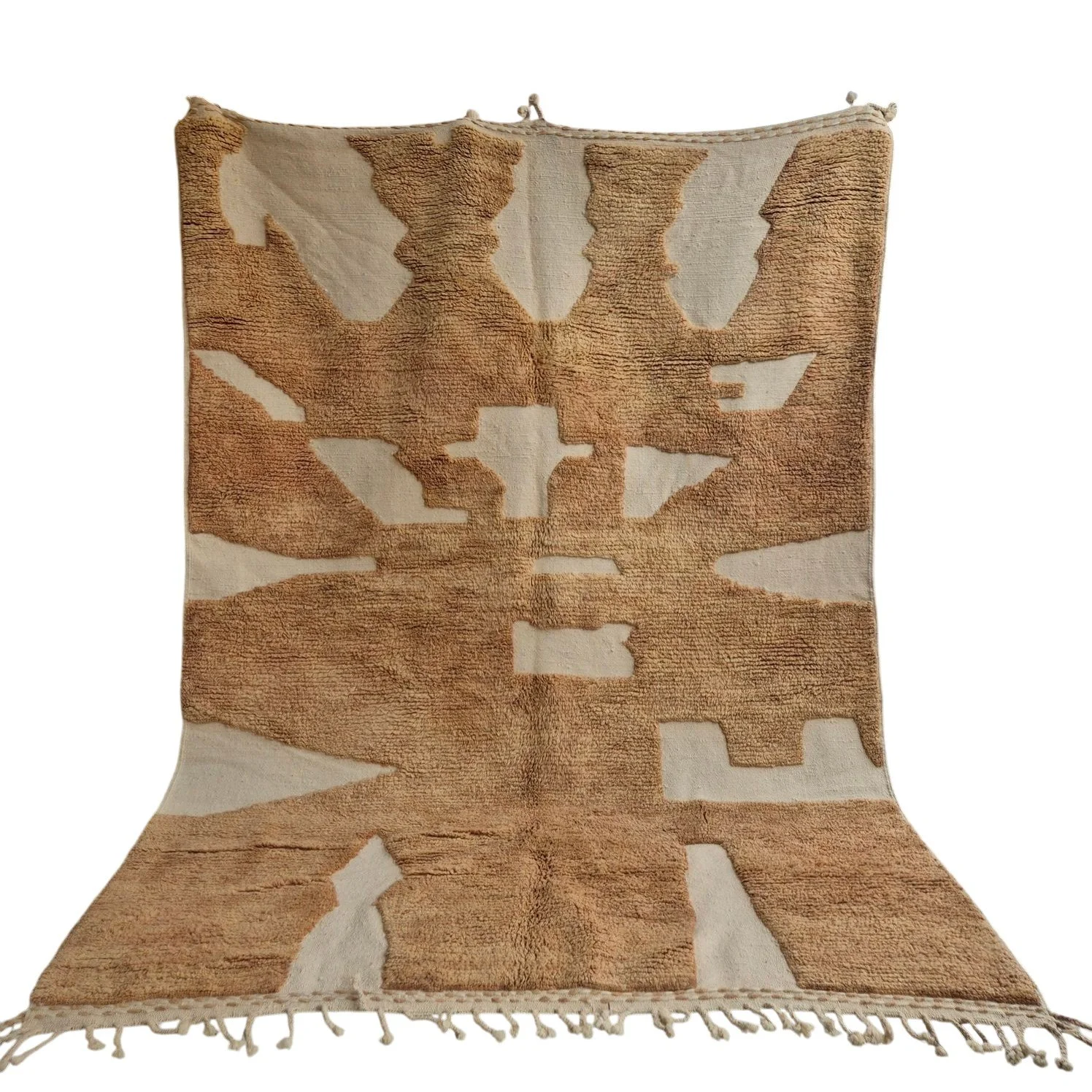 Tapis berbère beige orangé 210x290