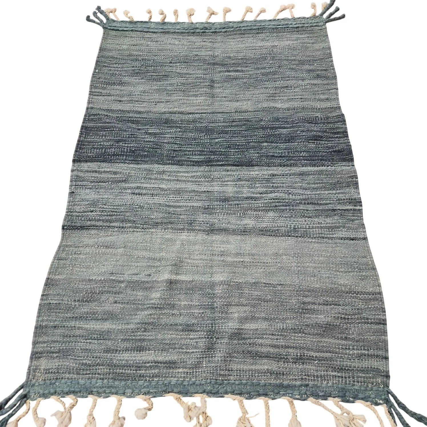 Tapis berbère kilim gris 105x160