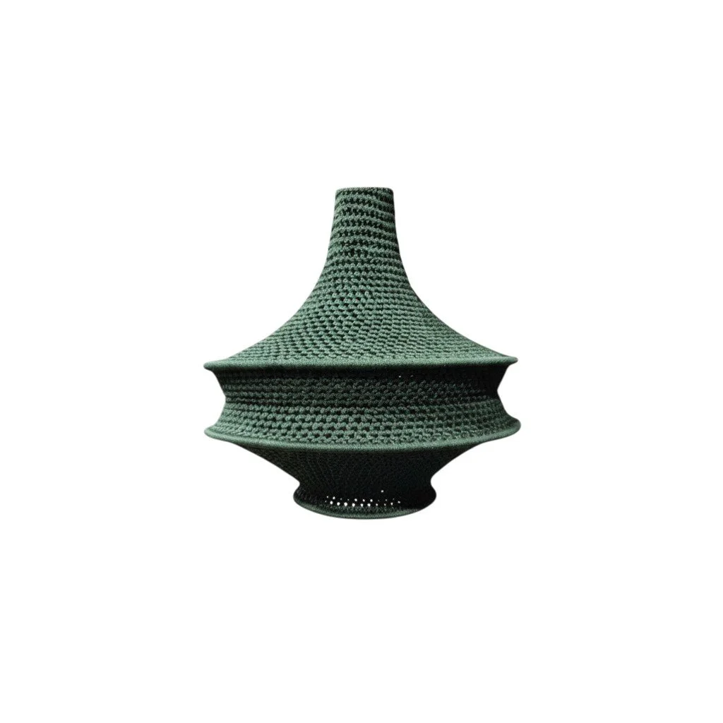 Suspension en crochet kaki