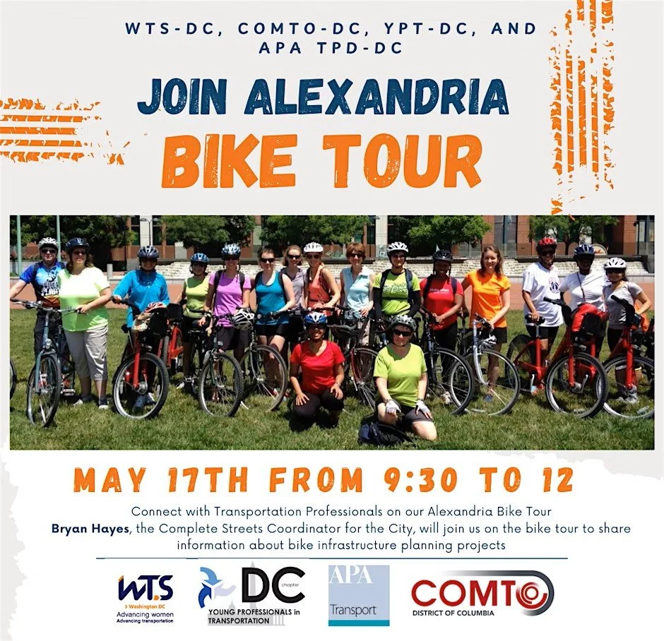 WTS-DC/COMTO DC/YPT-DC/APA TPD Alexandria Bike Tour