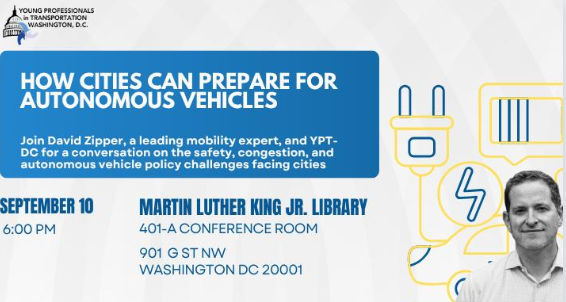YPT-DC | How Cities can prepare for Autonomous Vehicles, by Dr. Zipper