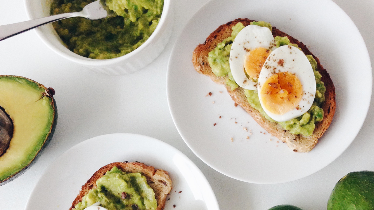Hard Boiled Egg on Avocado Toast