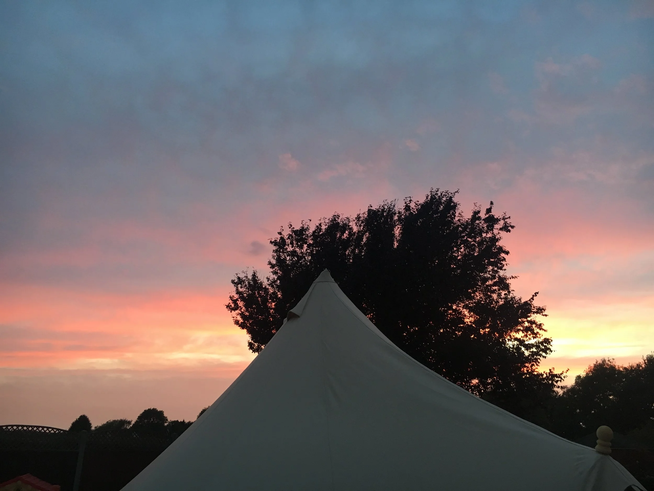 Bell Tent Sunset