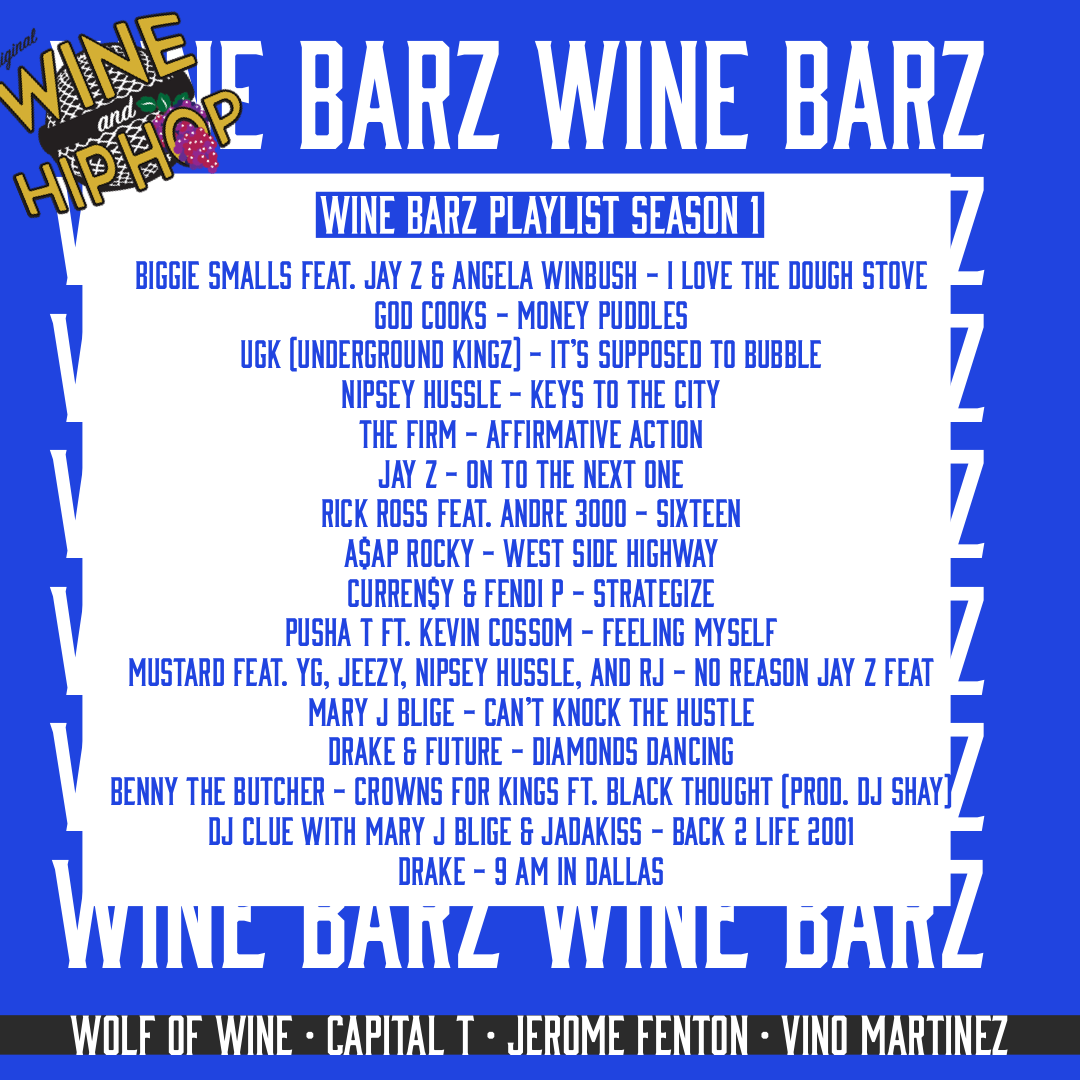Wine Barz Season 1 Playlist 