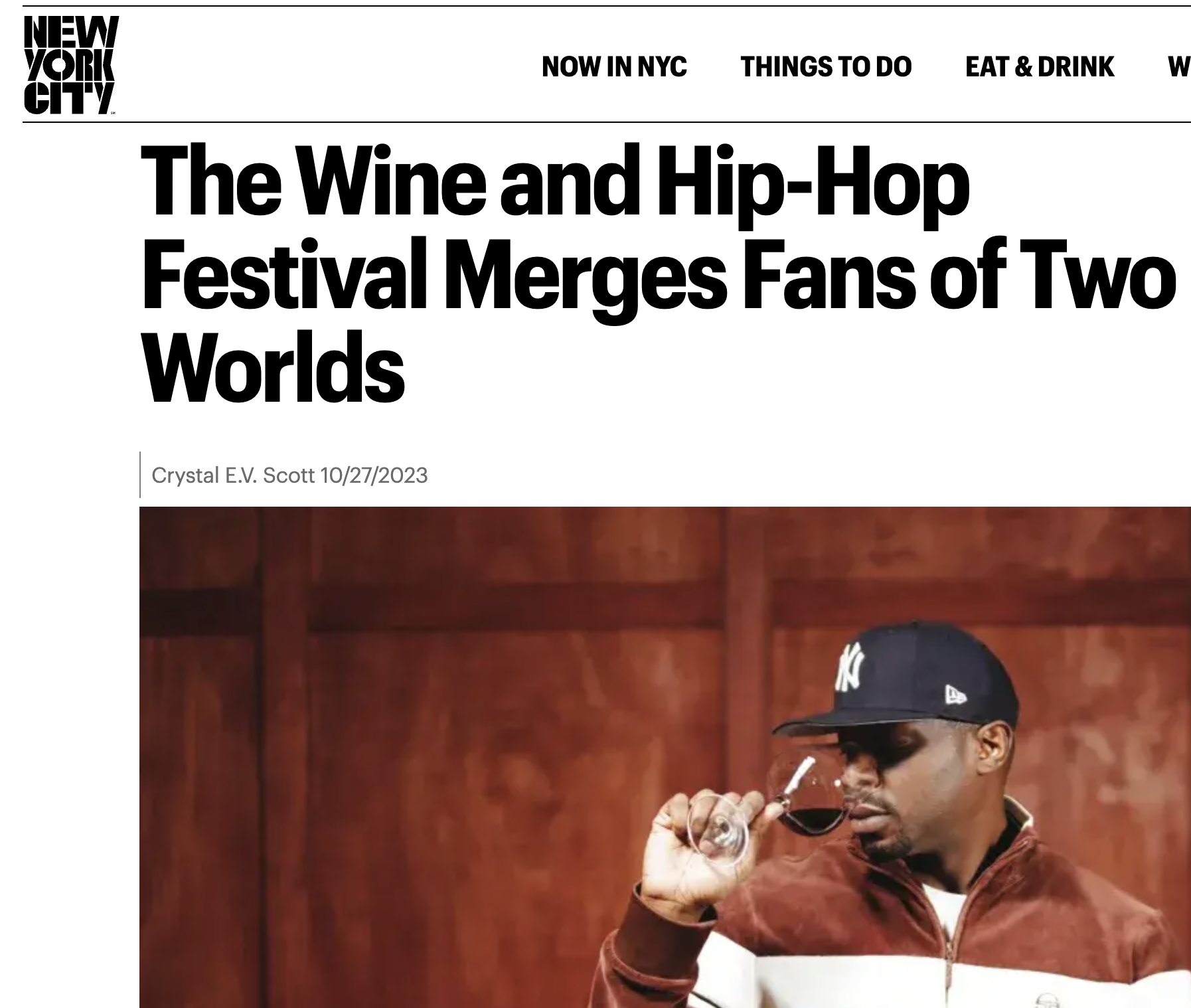 New York City: The Wine and Hip-Hop Festival Merges Fans of Two Worlds